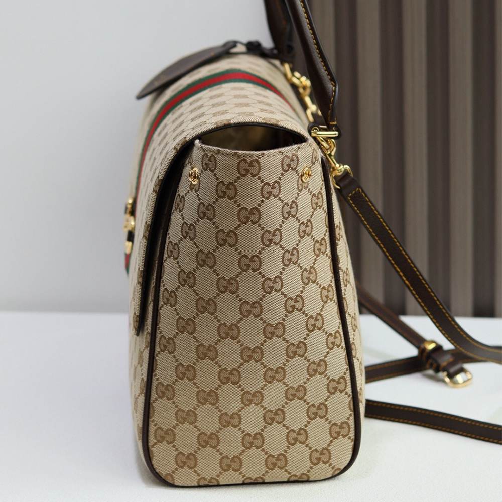 GG Paparazzo large top handle bag
