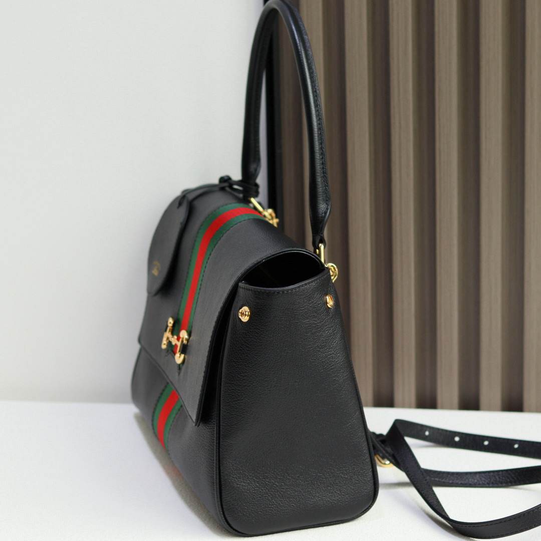 GG Paparazzo medium top handle bag