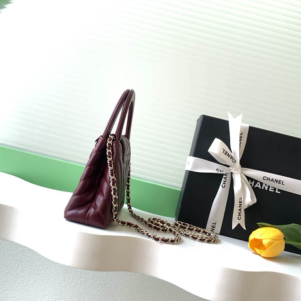 Ch**el Mini Shopping Bag(HIGH-END GRADE)