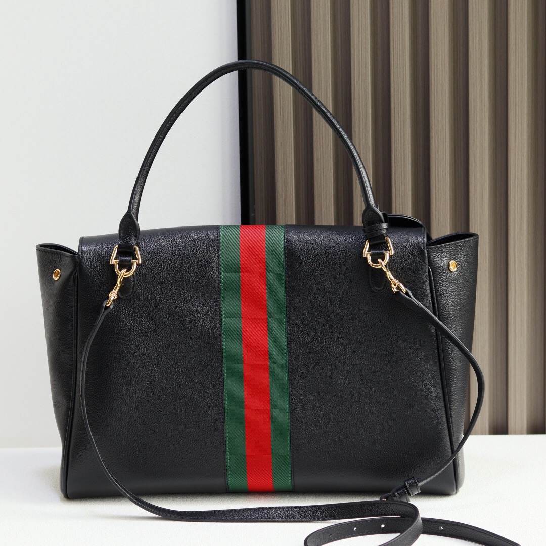 GG Paparazzo large top handle bag