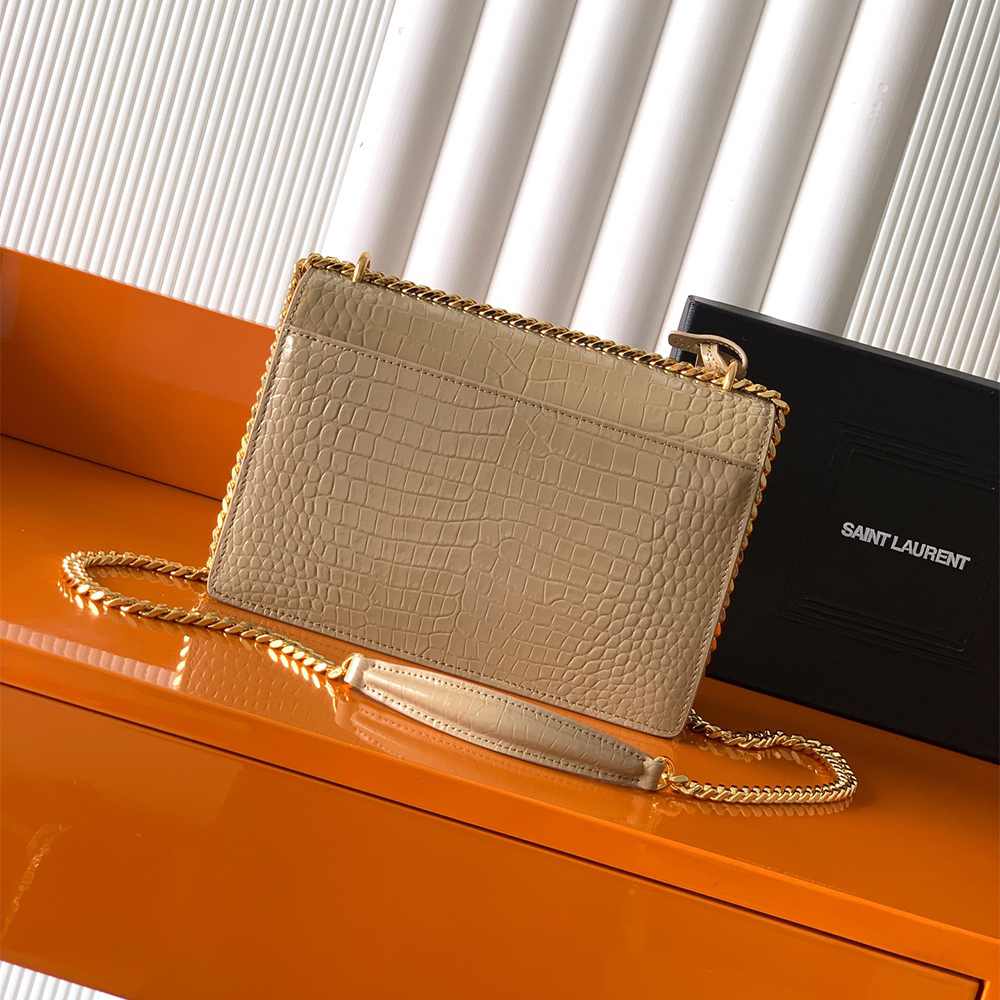 Y51 SUNSET MEDIUM IN CROCODILE-EMBOSSED LEATHER(HIGH-END GRADE)