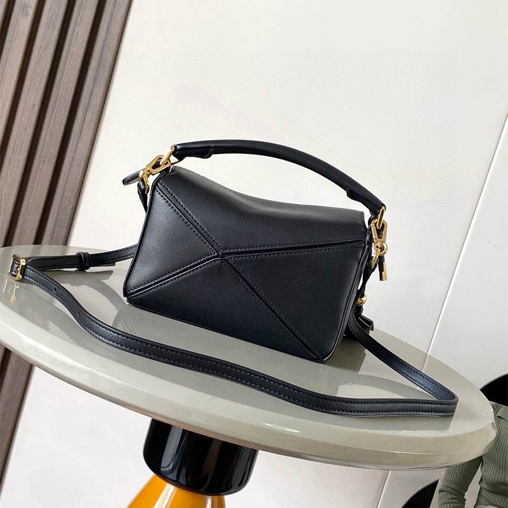 L0ew* Mini Featherlight Puzzle bag in nappa lambskin(HIGH-END GRADE)