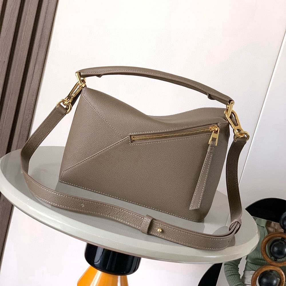 L0ew* Small Puzzle Edge bag in soft grained calfskin(HIGH-END GRADE)