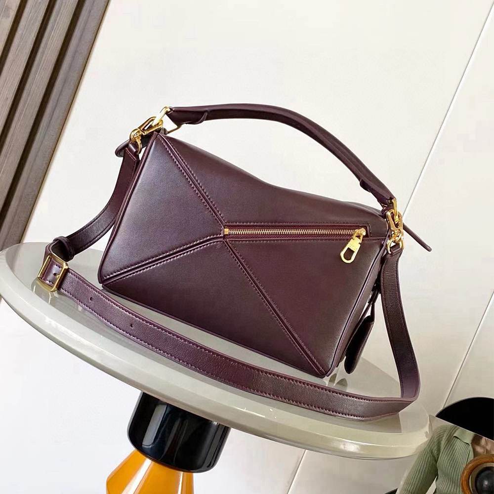 L0ew* Small Featherlight Puzzle bag in nappa lambskin(HIGH-END GRADE)