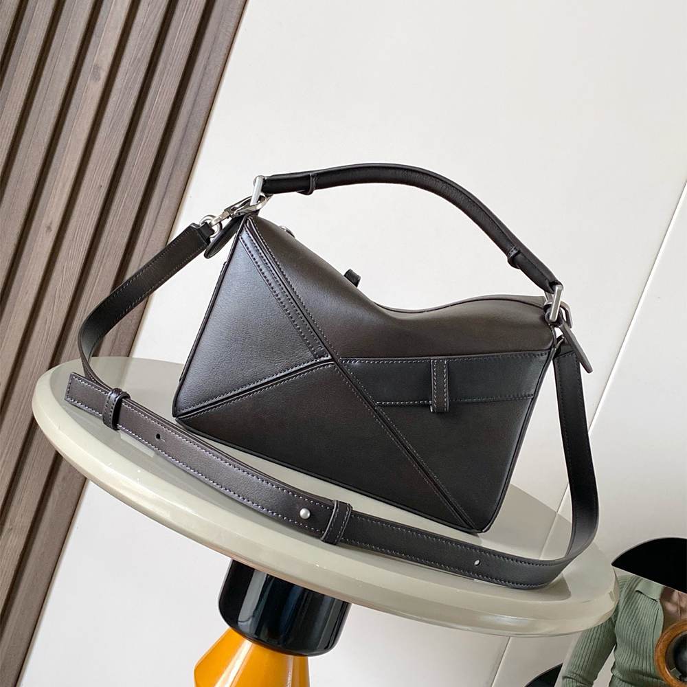 L0ew* Panta small Puzzle bag in shiny calfskin(HIGH-END GRADE)