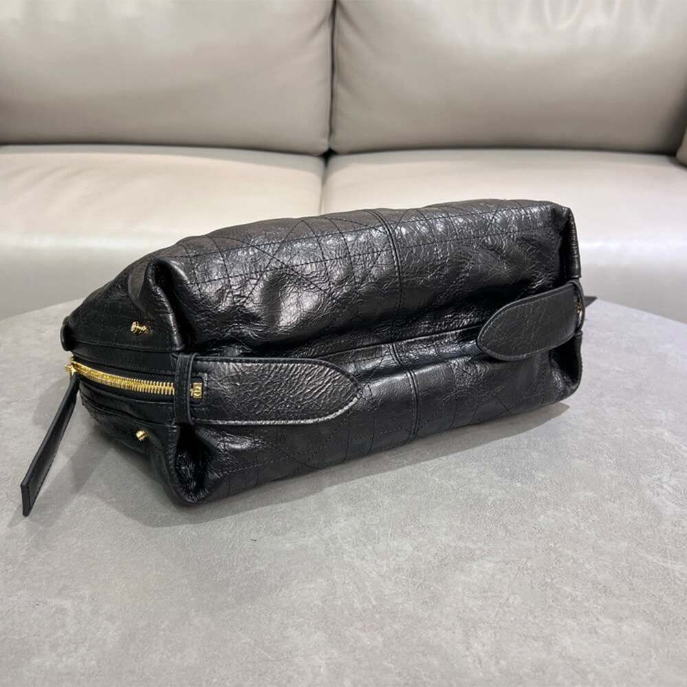 D10r Medium D-Journey Bag in Vintage Smooth Calfskin(high-end grade)