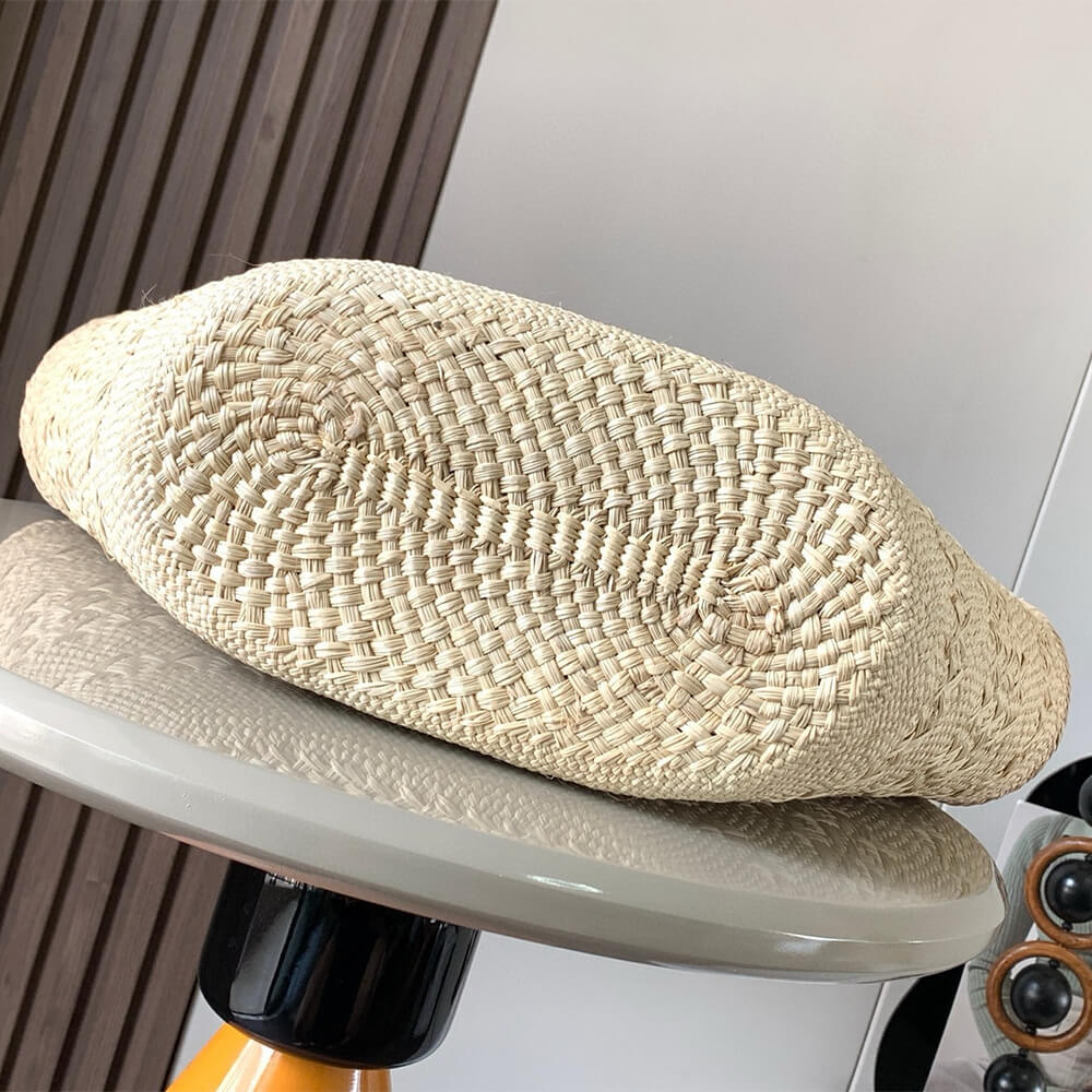 L0ew* Medium Anagram Basket in Palm and Calfskin(HIGH-END GRADE)