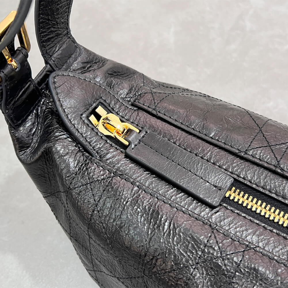 D10r Small D-Journey Bag in Vintage Smooth Calfskin(high-end grade)