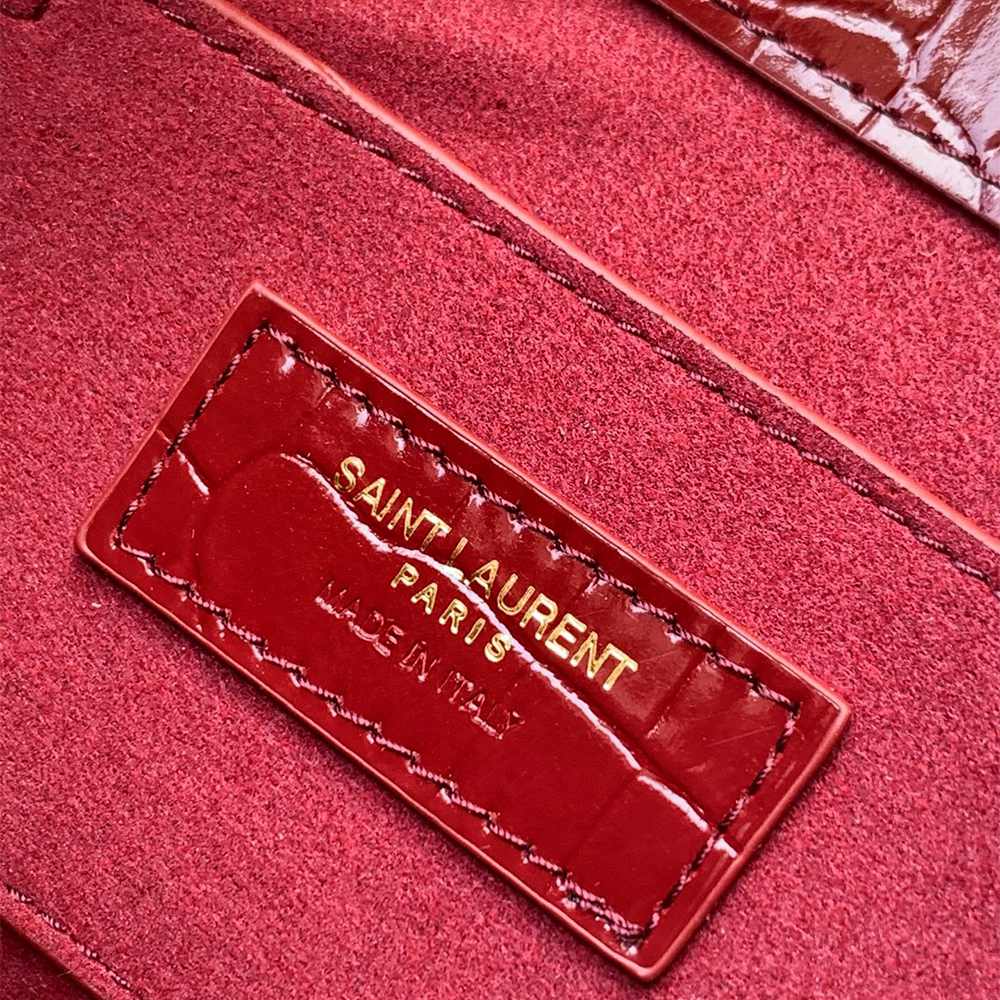 Y51 SUNSET MEDIUM IN CROCODILE-EMBOSSED LEATHER(HIGH-END GRADE)