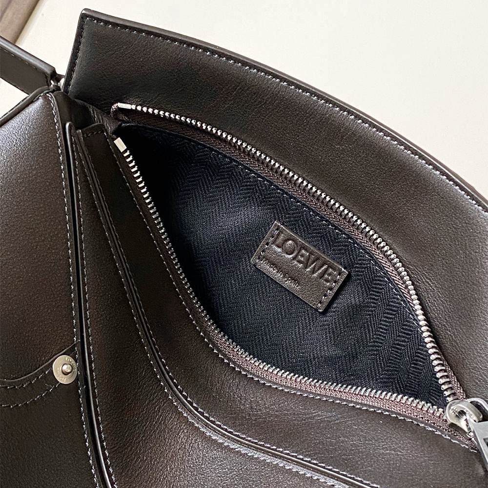 L0ew* Panta small Puzzle bag in shiny calfskin(HIGH-END GRADE)