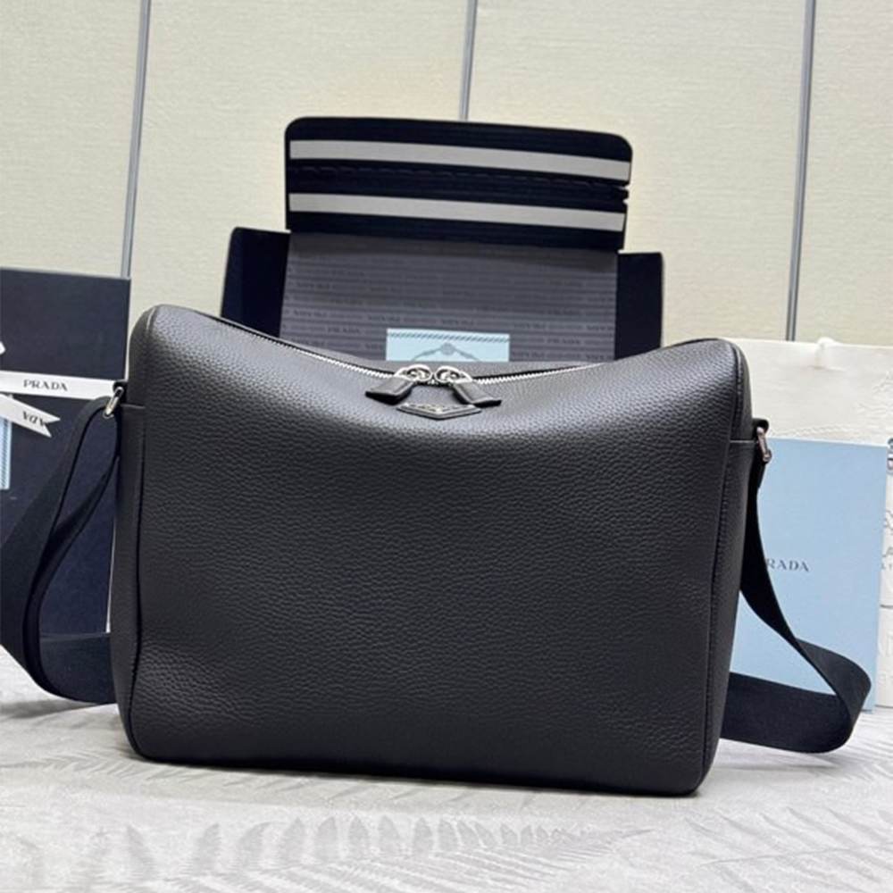 Pra*a Medium leather shoulder bag(HIGH-END GRADE)