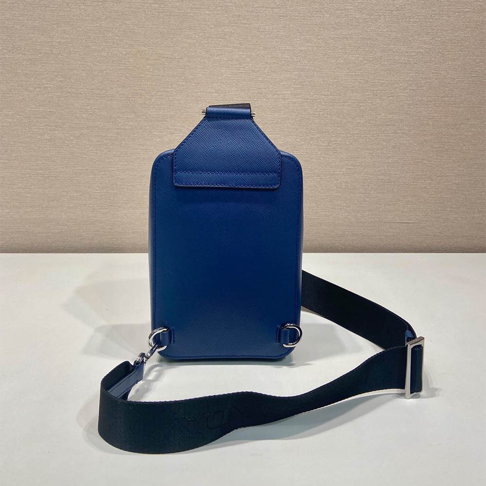 Pra*a Brique Saffiano leather bag(HIGH-END GRADE)