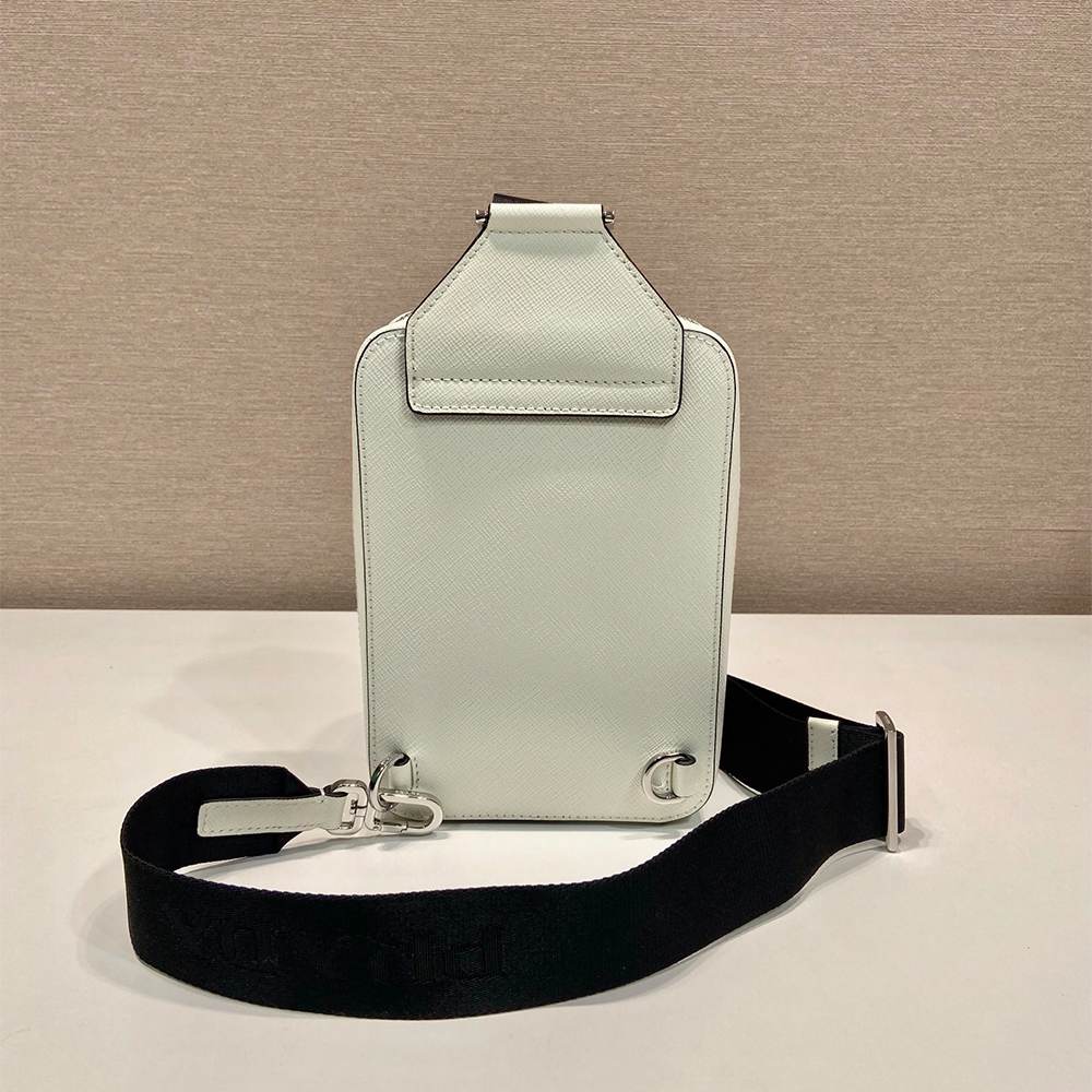 Pra*a Brique Saffiano leather bag(HIGH-END GRADE)