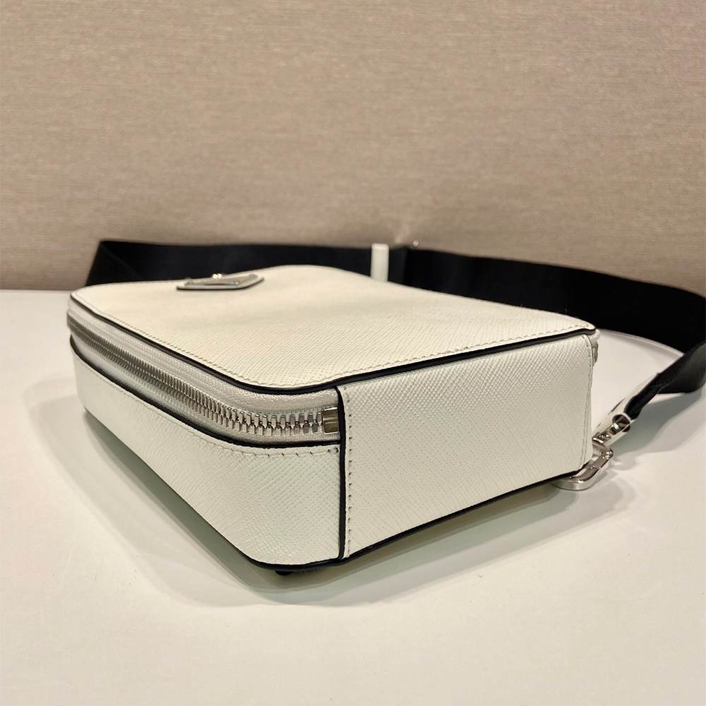 Pra*a Brique Saffiano leather bag(HIGH-END GRADE)