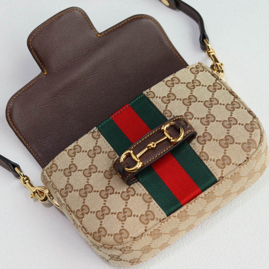 Gvc*1 Horsebit 1955 small shoulder bag