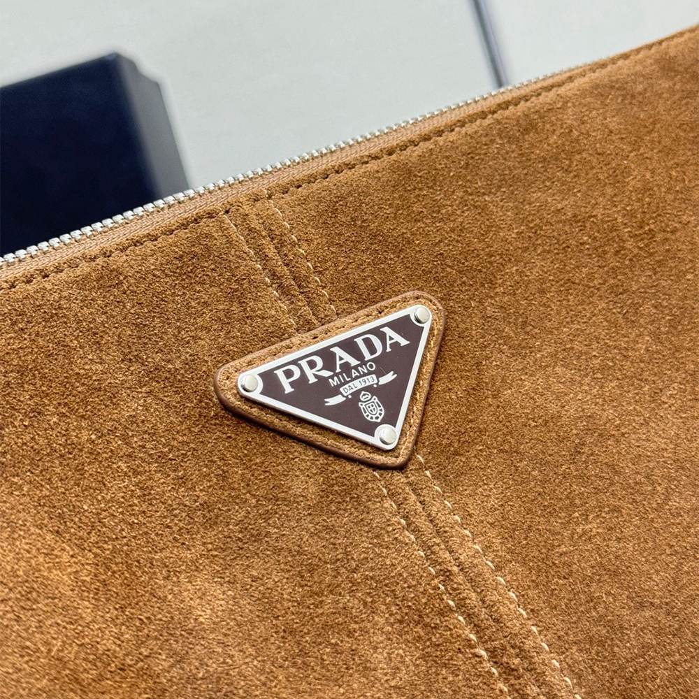 Pra*a Suede shoulder bag(HIGH-END GRADE)