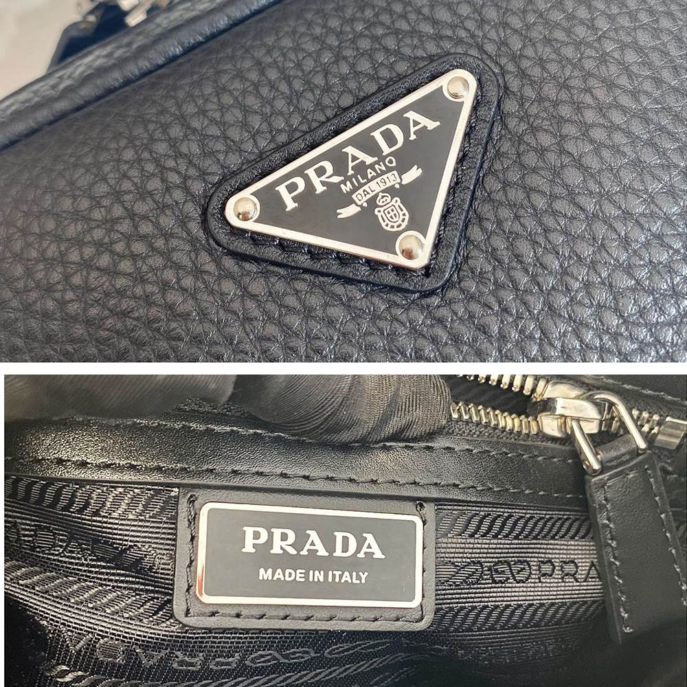 Pra*a Leather shoulder bag(HIGH-END GRADE)